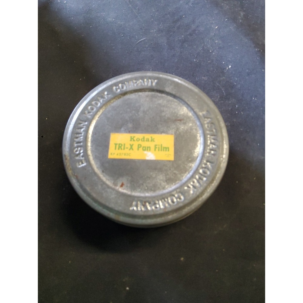 Vintage Collectible Eastman Kodak Company Tri-X Pan Film Empty Tin Container